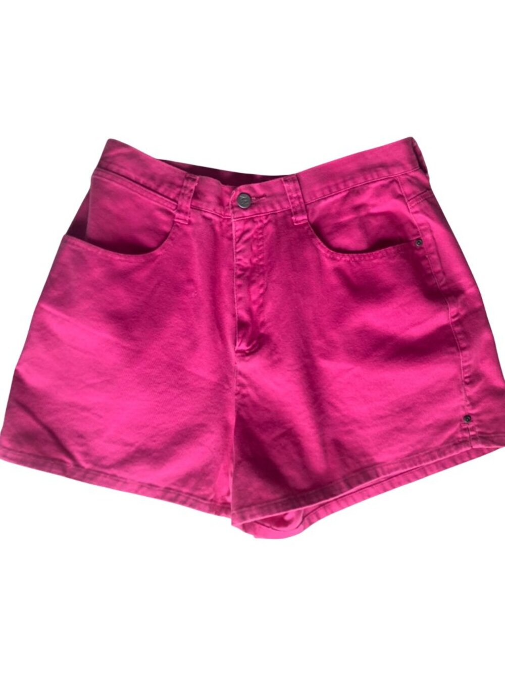 Vintage 90s NY Jeans Pink Denim Shorts Womens 14 High Waisted 33in Waist